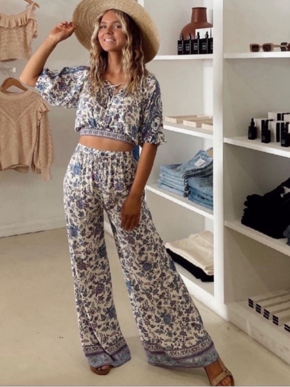 SPELL folksong pants set